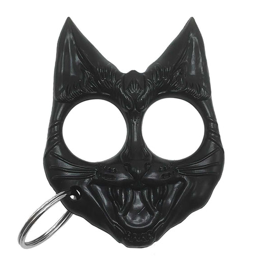 Plastic Knuckles for Sale - ABS Plastic Black Cat Knuckles Keychain