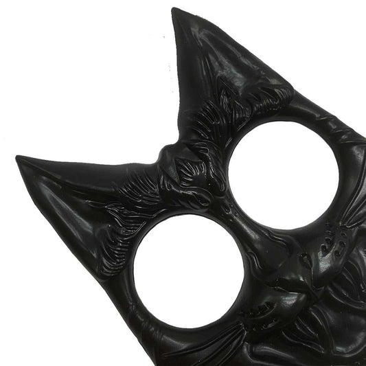 Plastic Knuckles for Sale - ABS Plastic Black Cat Knuckles Keychain