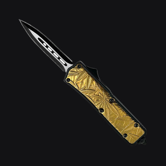 Automatic OTF Knives for Sale: "Herbalist" Double-Edge OTF Knife