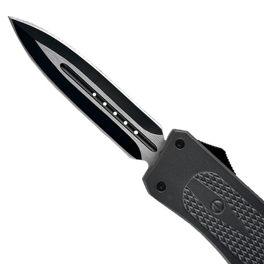 Best OTF Knife Under $100 - "Nightedge" Silver OTF Knife for Sale