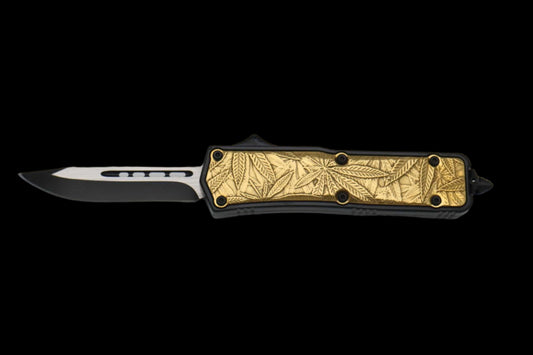 "Herbalist" Gold OTF Knife
