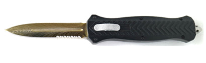 Out-the-Front Automatic Knife Gold Blade