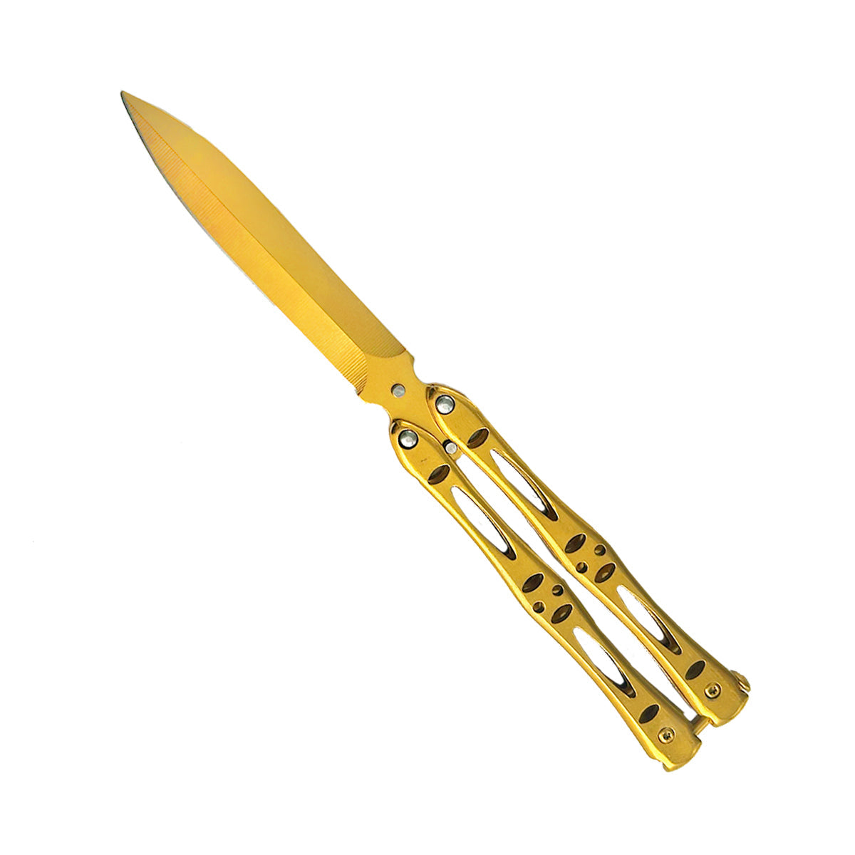 Gold "Sting" Butterfly Knife