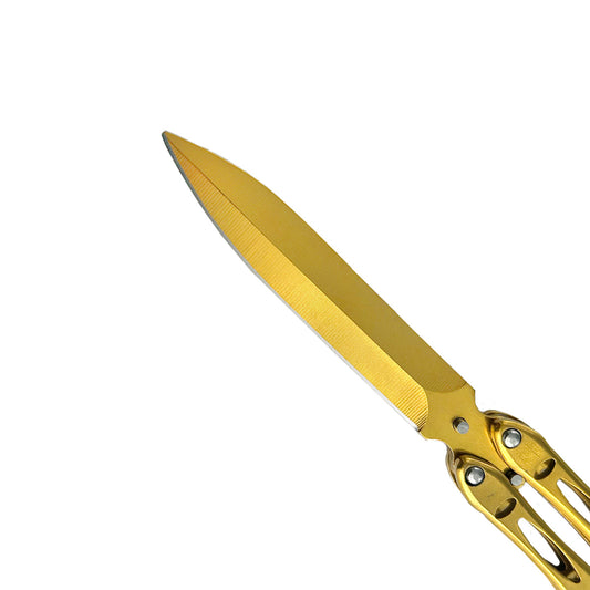 Gold "Sting" Butterfly Knife