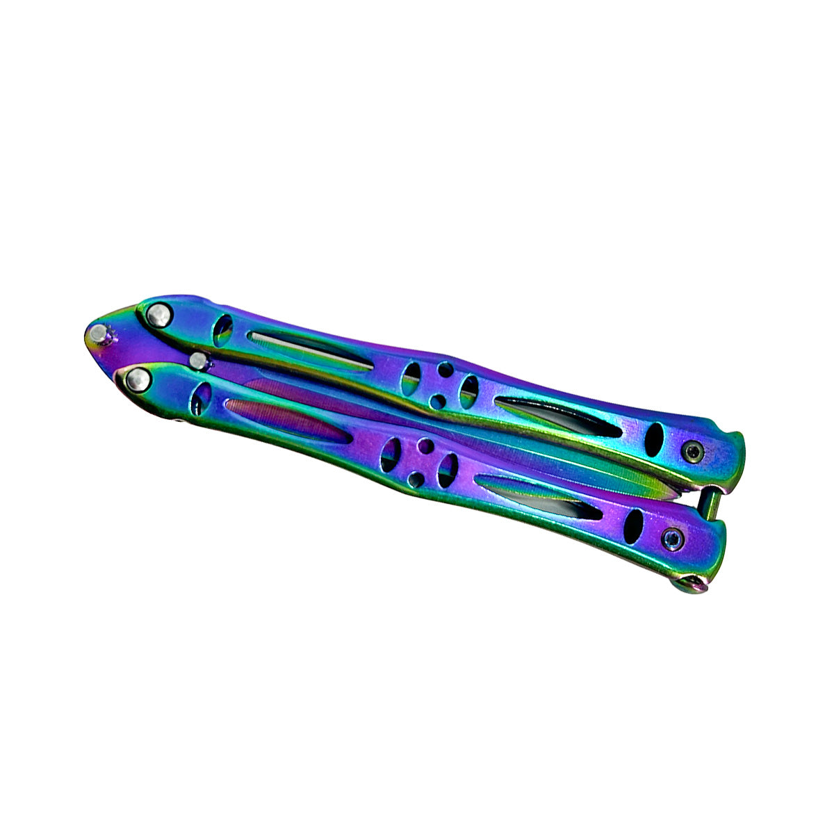 Rainbow "Sting" Butterfly Knife