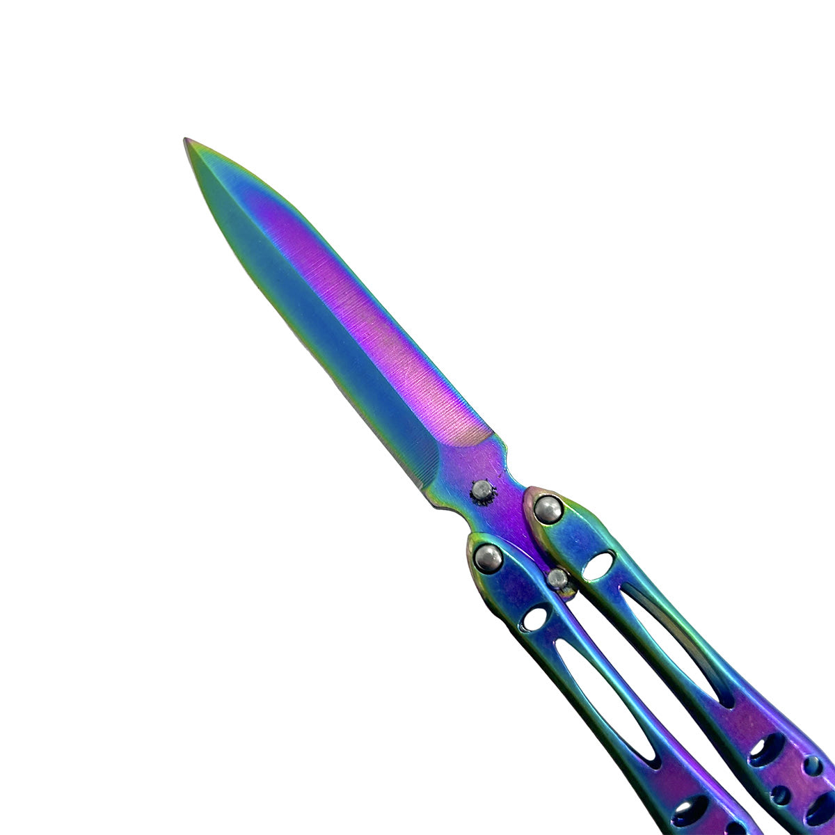 Rainbow "Sting" Butterfly Knife