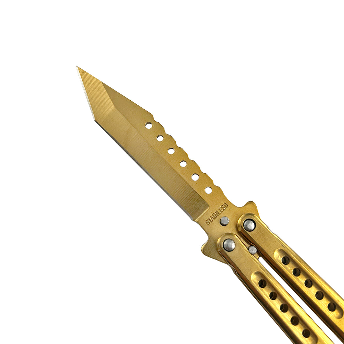 Gold "Tikal" Butterfly Knife