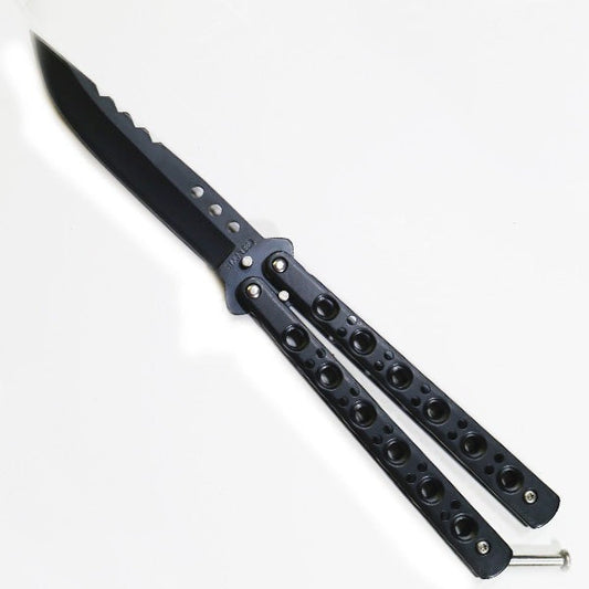 "Baby Shark" Black Butterfly Knife