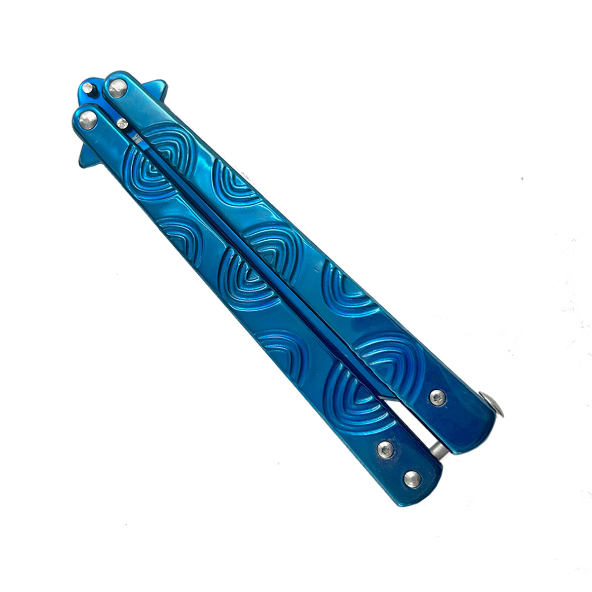 "Spiro" Blue Butterfly Knife