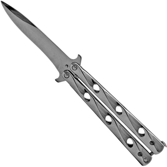 "Twist" Chrome Butterfly Knife