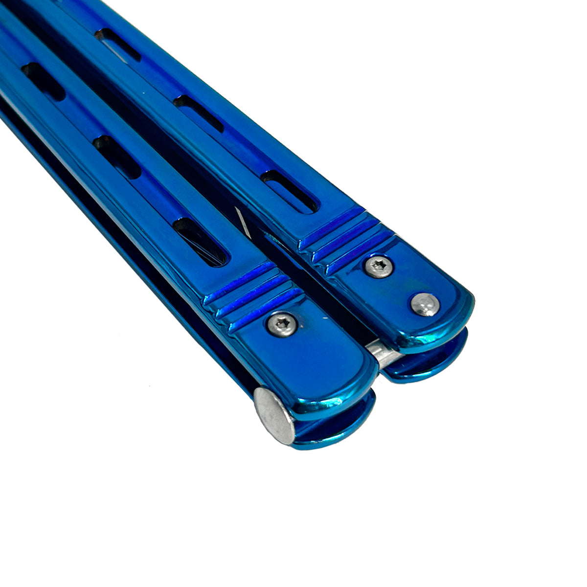 "Wasp" Blue Butterfly Knife