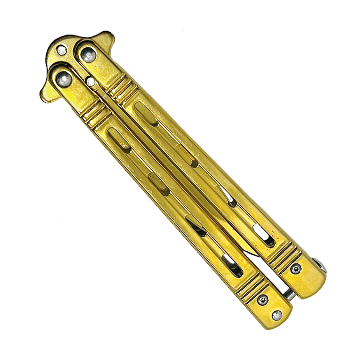 "Wasp" Gold Butterfly Knife