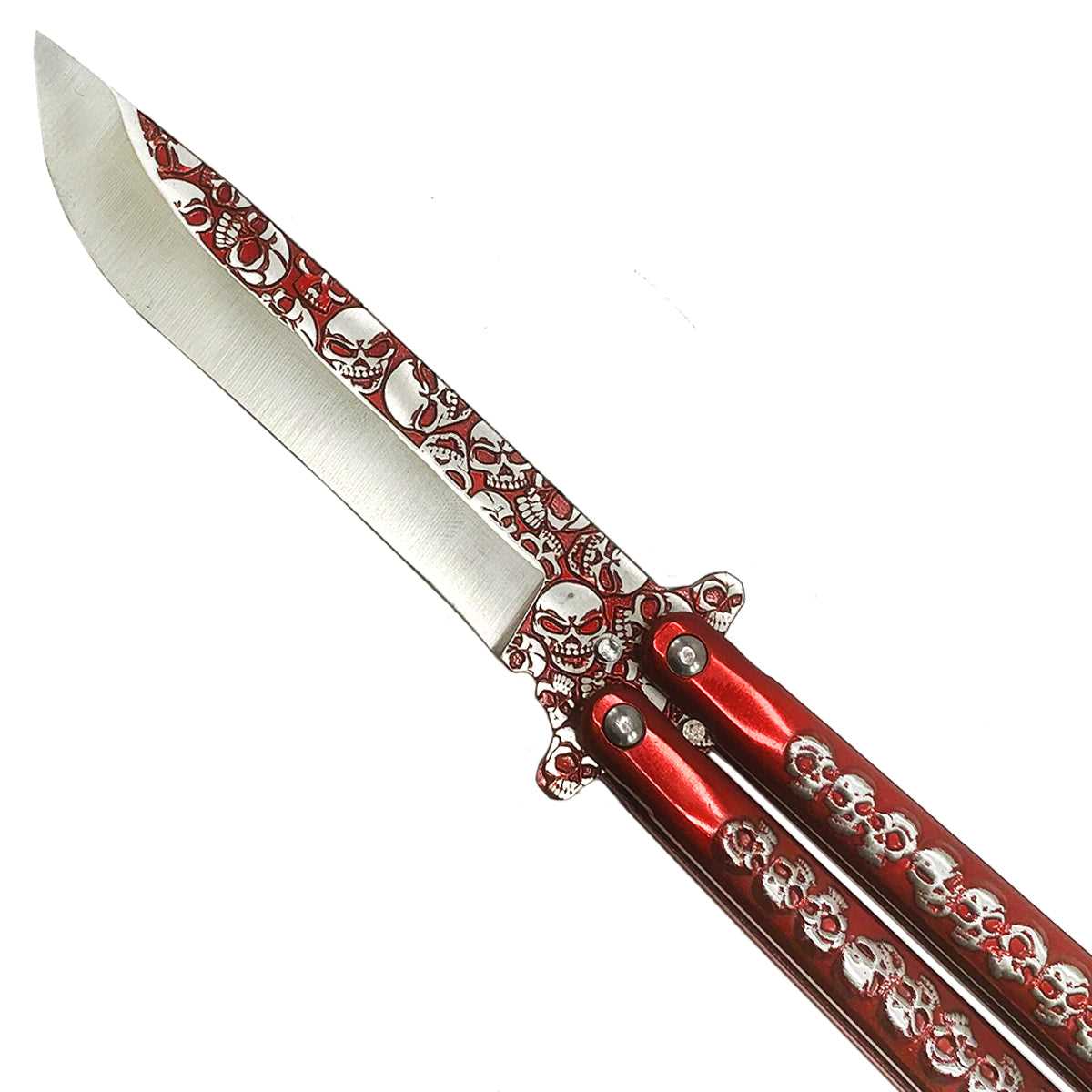 CS Tactical Edge "Crimson" Red Butterfly Knife