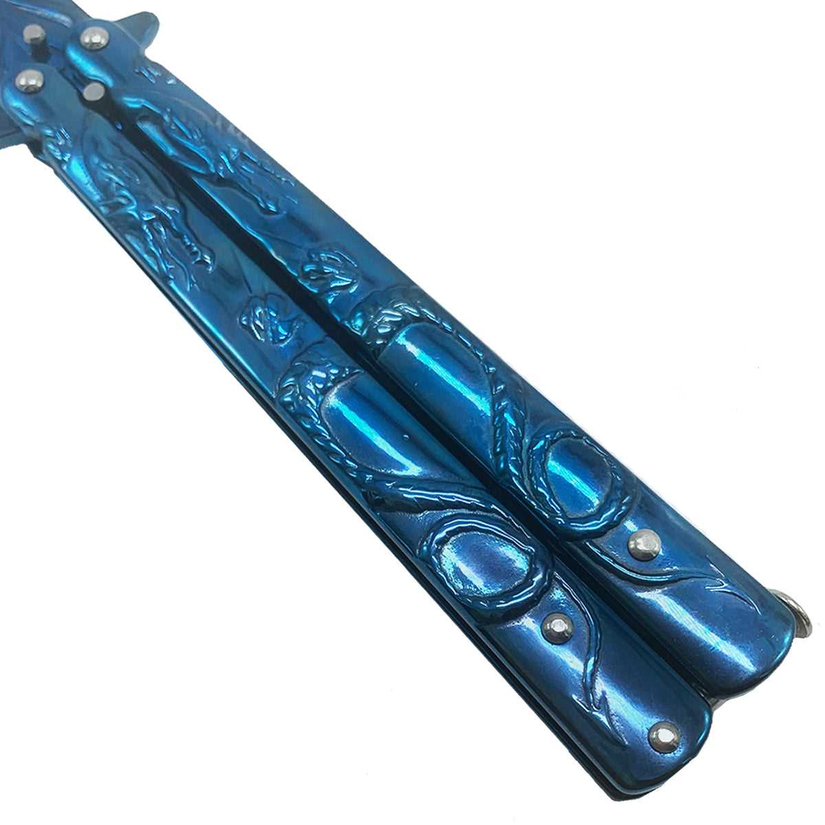 CS Tactical Edge "Azure" Butterfly Knife - Butterfly Knives