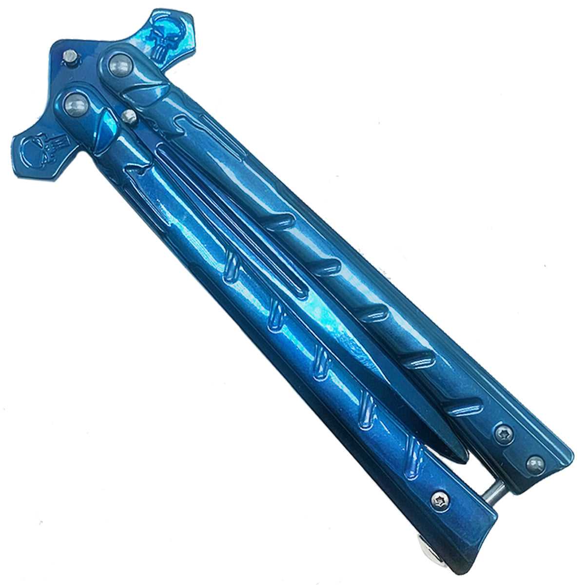 Shop "Blue Villain" Butterfly Knife for Sale Online