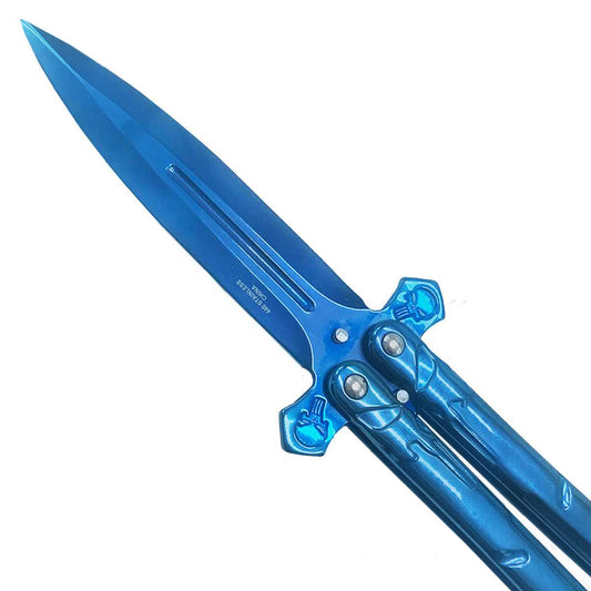 Shop "Blue Villain" Butterfly Knife for Sale Online