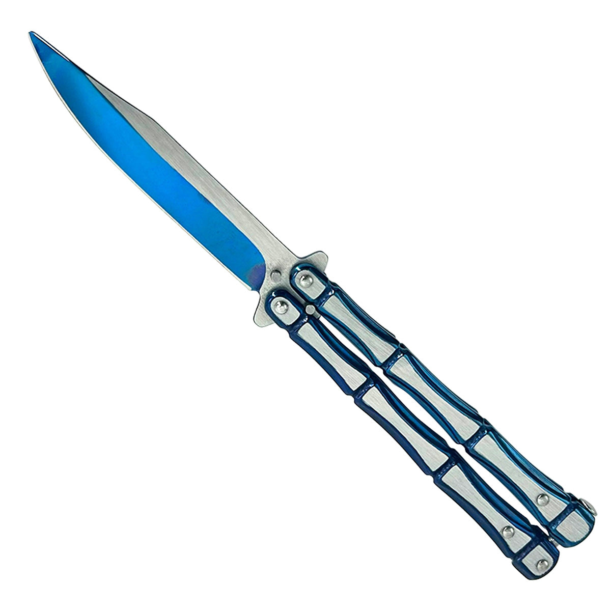 Blue "Titan" Butterfly Knife