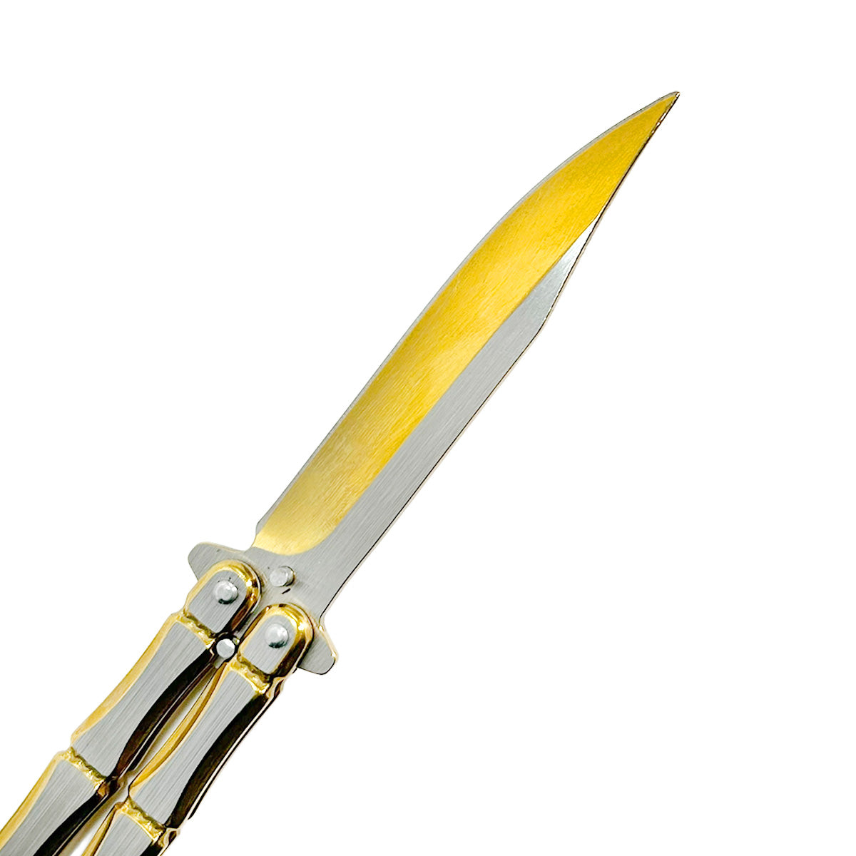 Gold "Titan" Butterfly Knife