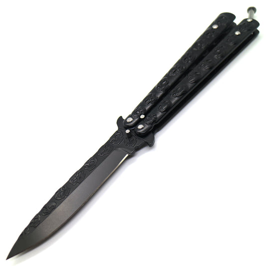 "Skullz" Butterfly Knife