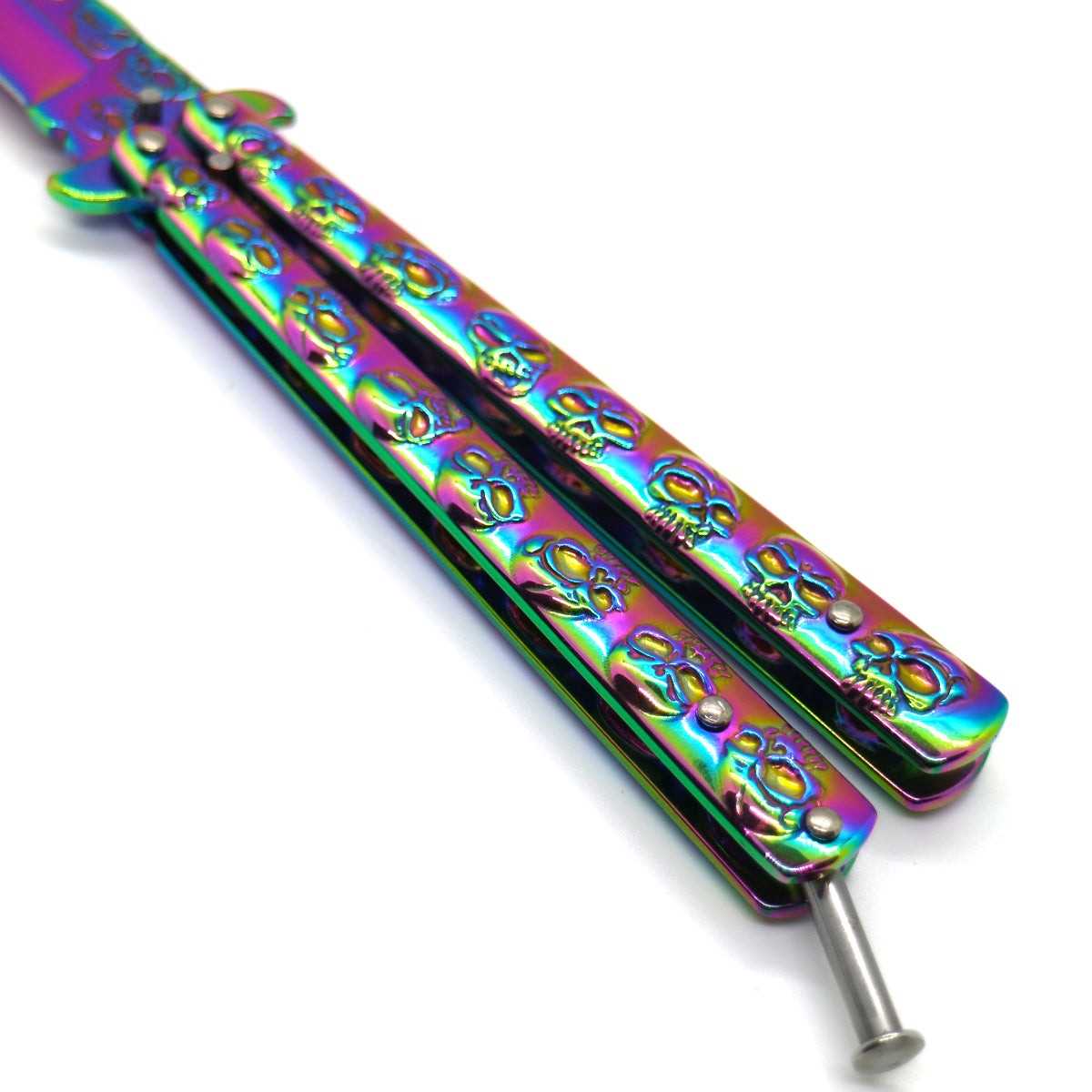 "Skullz" Rainbow Butterfly Knife