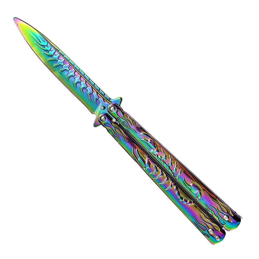 "Scorpion" Rainbow Butterfly Knife