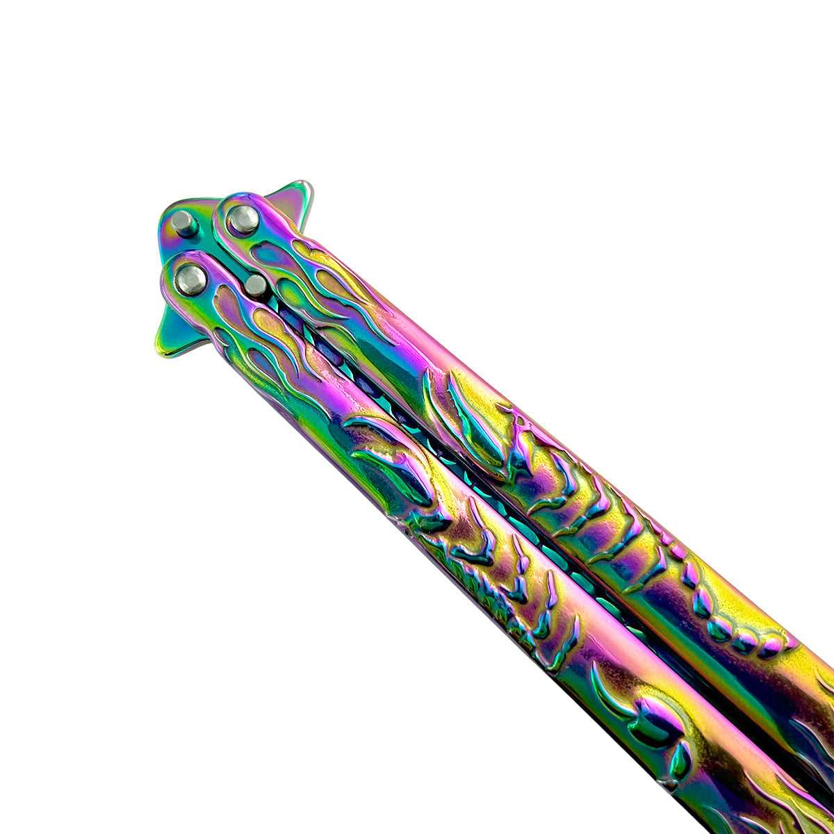 "Scorpion" Rainbow Butterfly Knife