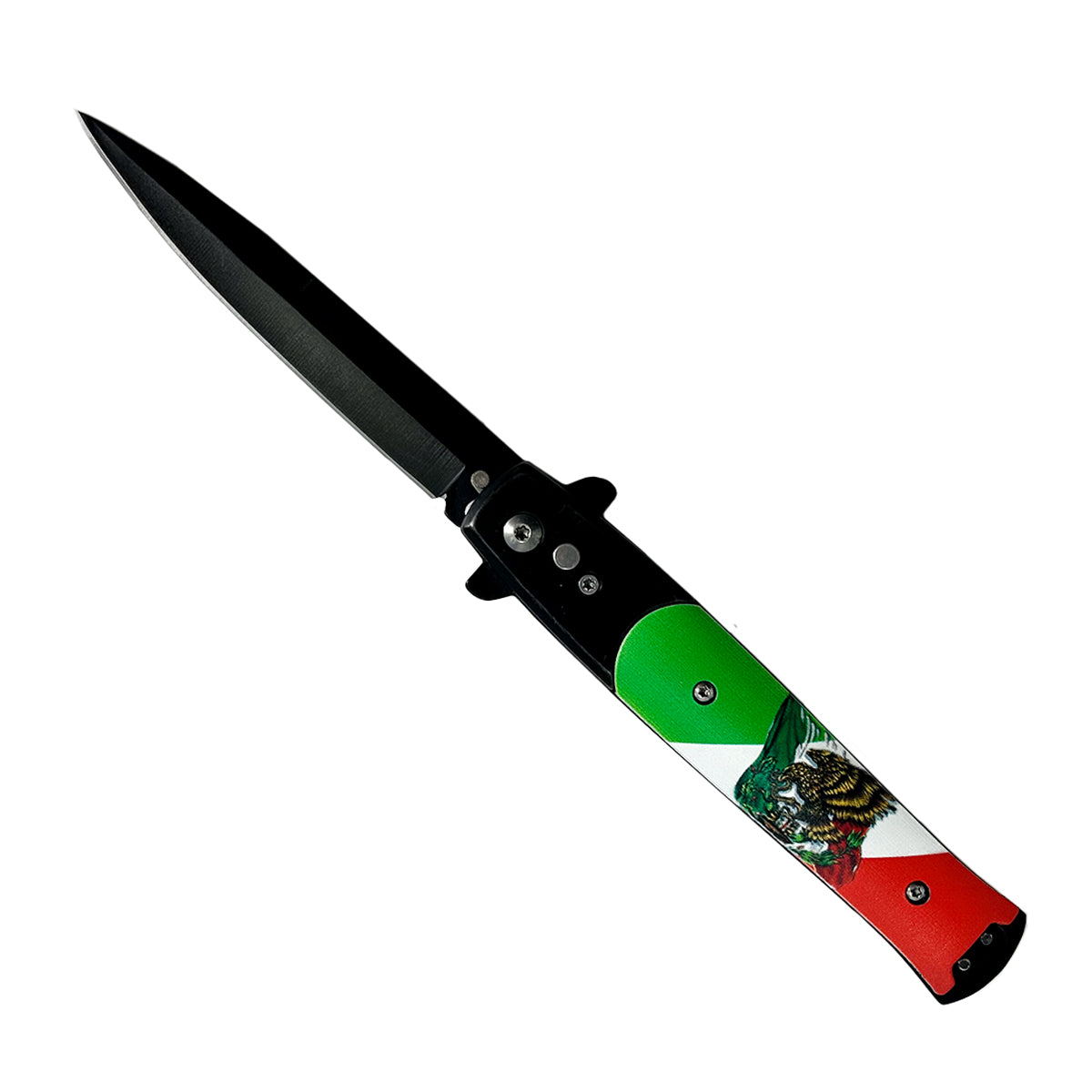 "Basico" Mexican Flag Switchblade