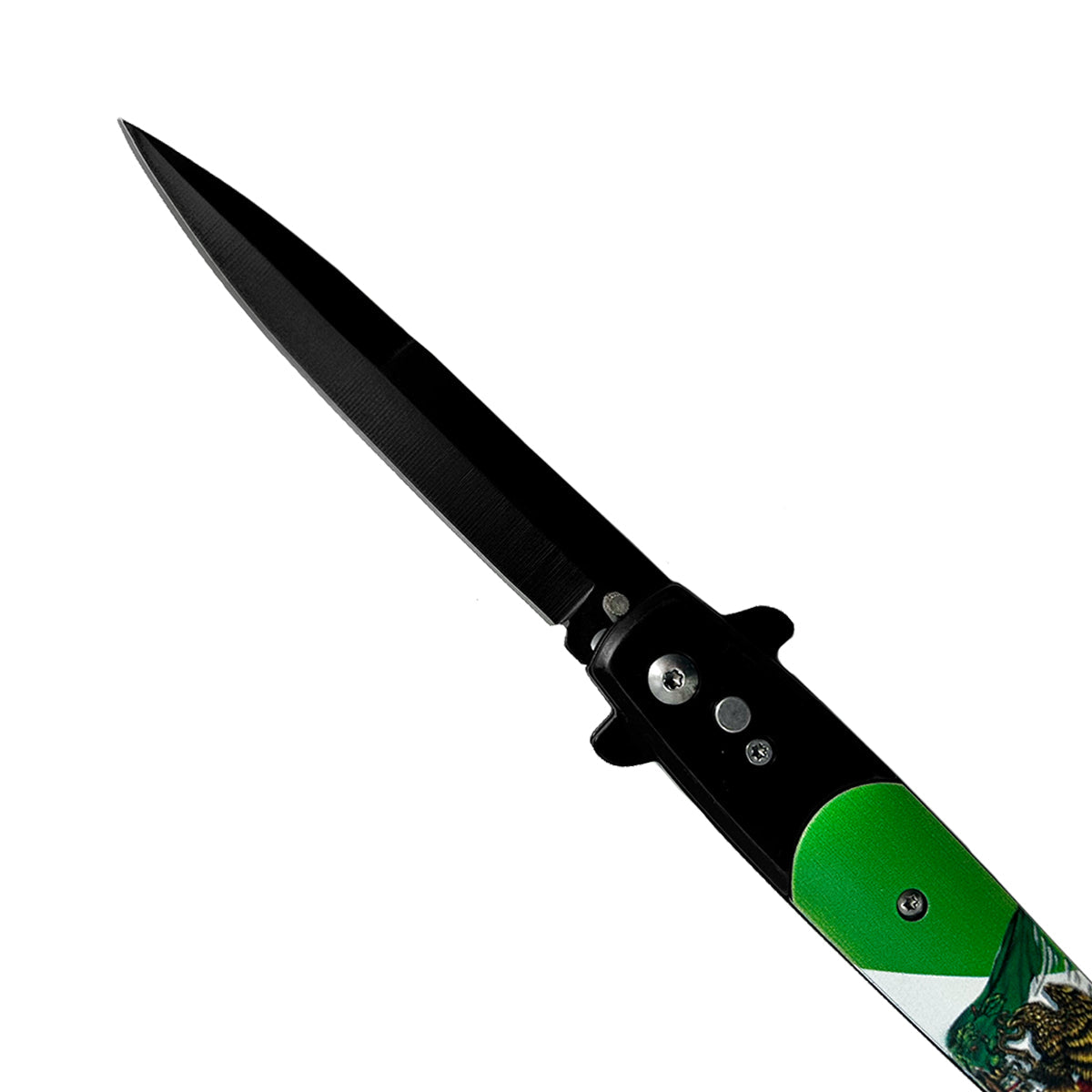 "Basico" Mexican Flag Switchblade