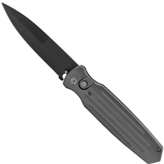 Switchblade - Gray Automatic Switchblade Knife | CS Tactical Edge