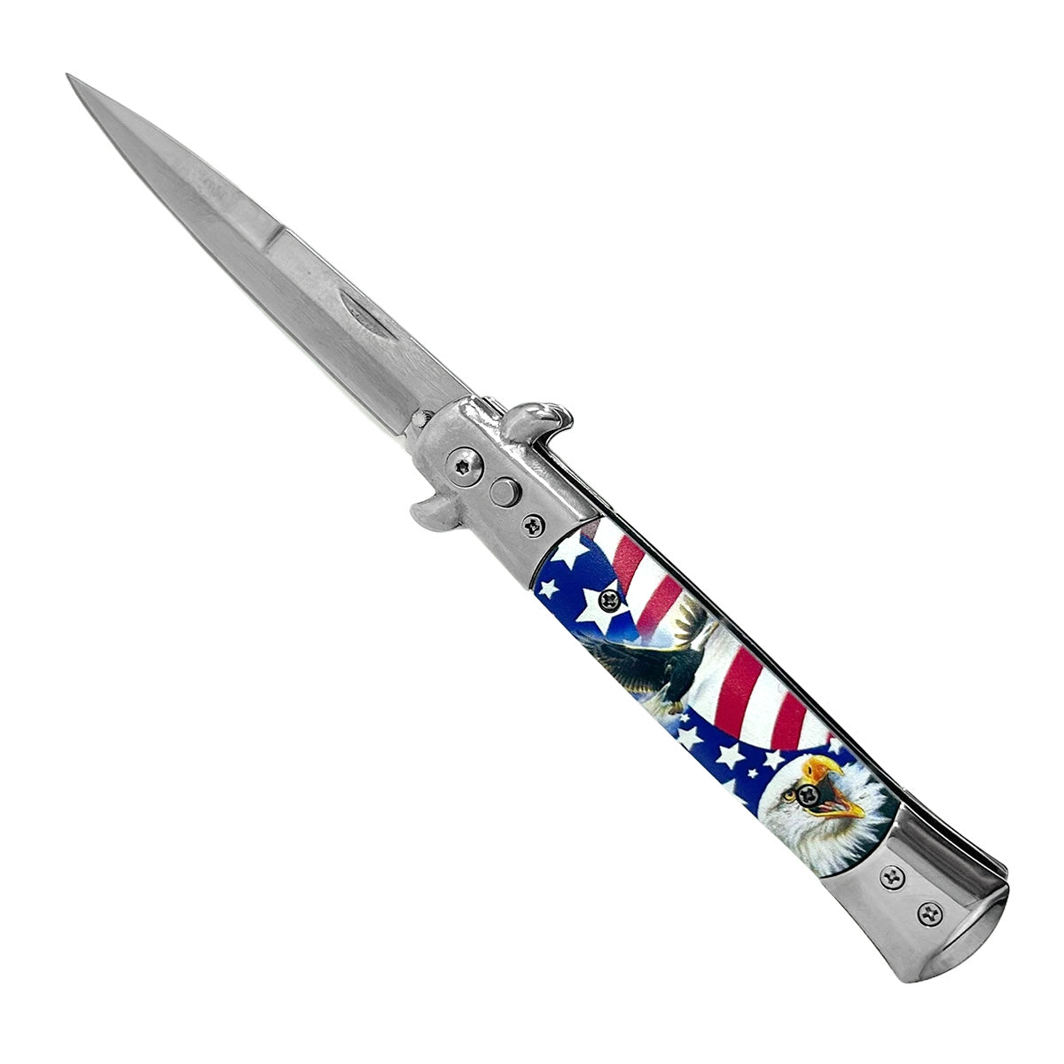 Eagle / USA Flag Switchblade