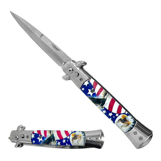 Eagle / USA Flag Switchblade