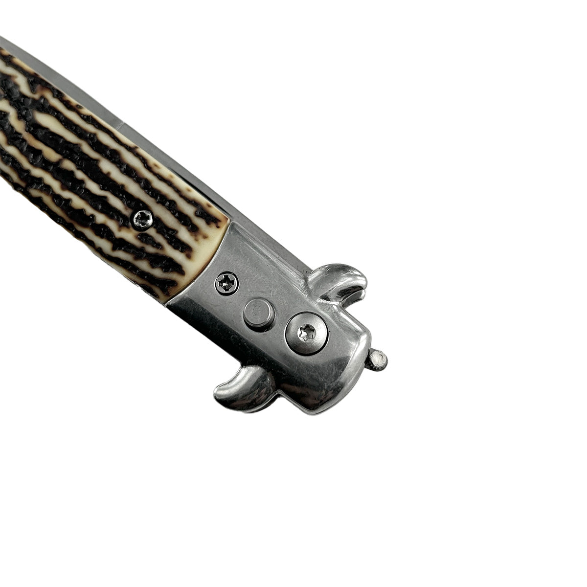 "Polished" Bone Handle Switchblade