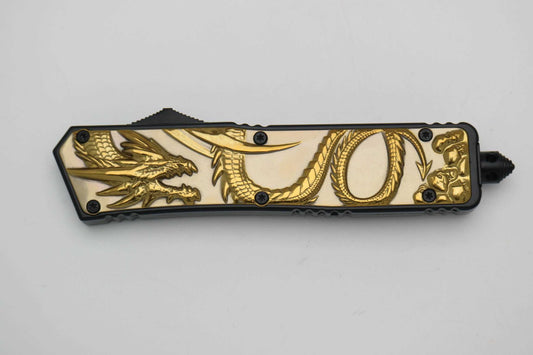 "Psychic" Gold OTF Knife