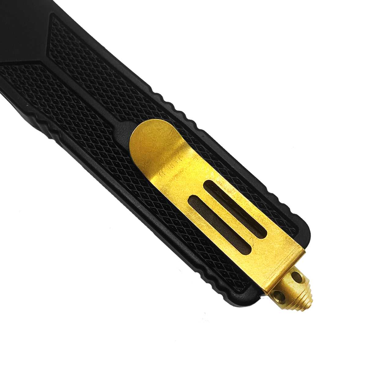 Get ‘Draco’ Gold OTF Knife - Quick $5 Ship | CS Tactical Edge.