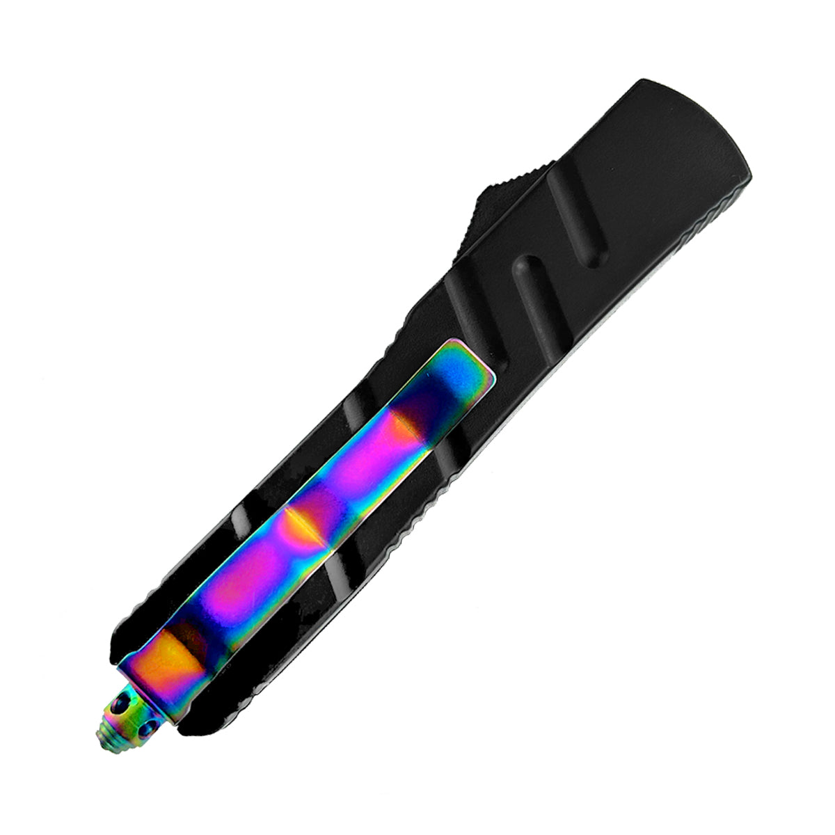 Automatic OTF Knives for Sale - "Aurora" Rainbow OTF Knife