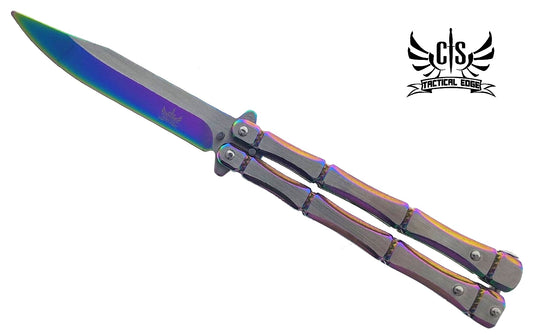 CS Tactical Edge Blue Butterfly Knife