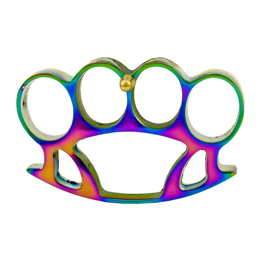 Rainbow Thick Metal Knuckles