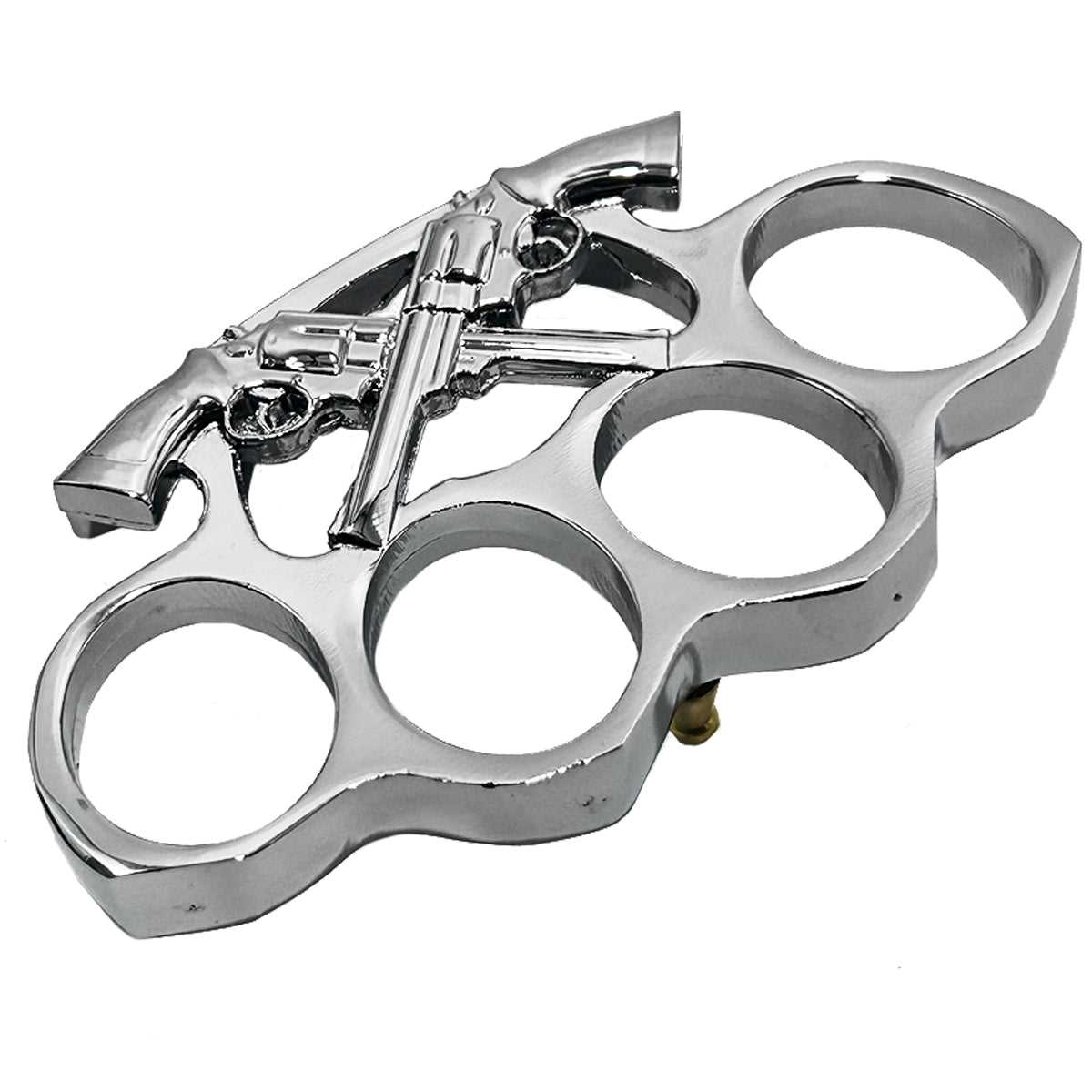 "Redeemer" Chrome Brass Knuckles