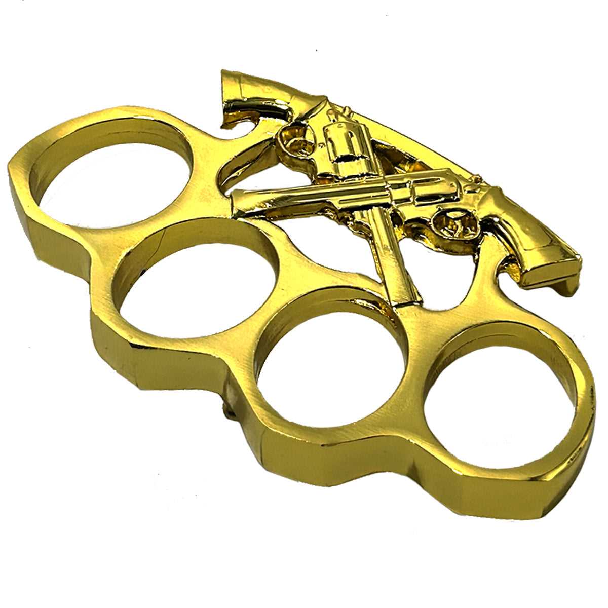 "Redeemer" Gold Brass Knuckles