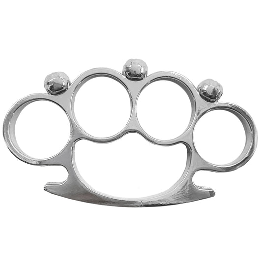 Brass Knuckles for Sale - Silver Skulls Knuckle Duster Online