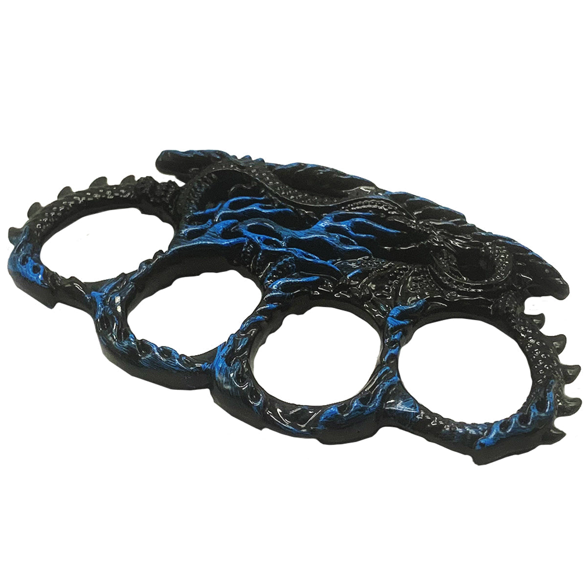 Brass Knuckles for Sale - ‘Blue Dragon’ Knuckle Dusters | $5 Shipping