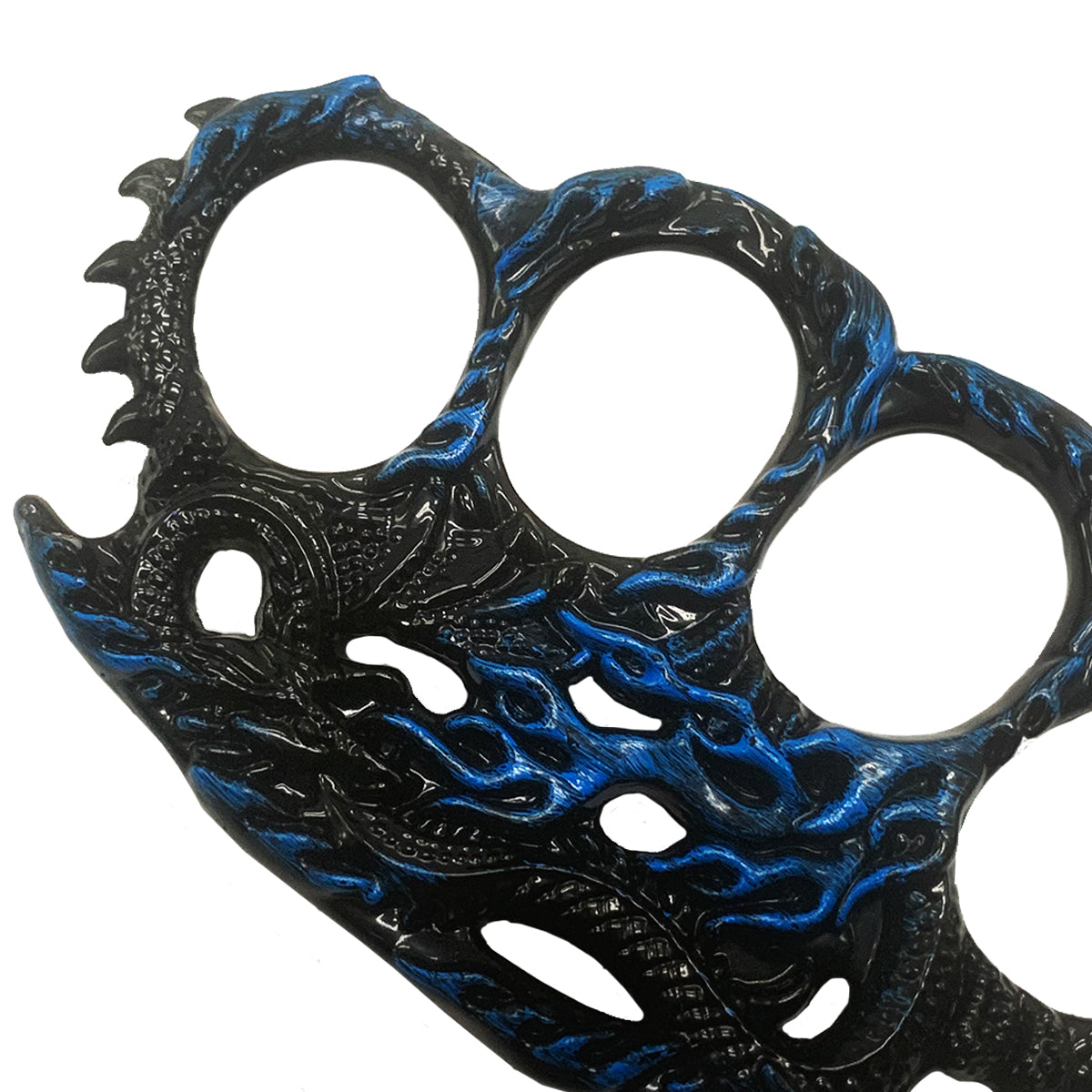 Brass Knuckles for Sale - ‘Blue Dragon’ Knuckle Dusters | $5 Shipping