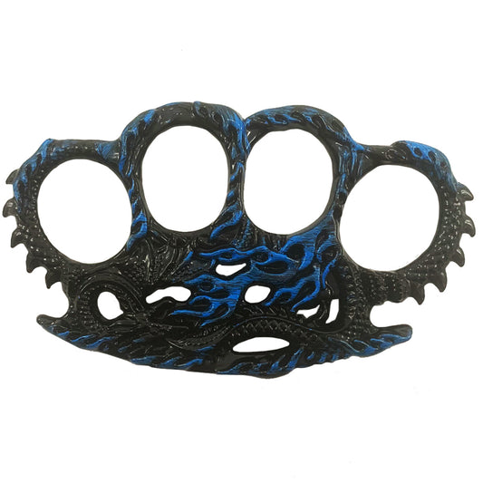 Brass Knuckles for Sale - ‘Blue Dragon’ Knuckle Dusters | $5 Shipping