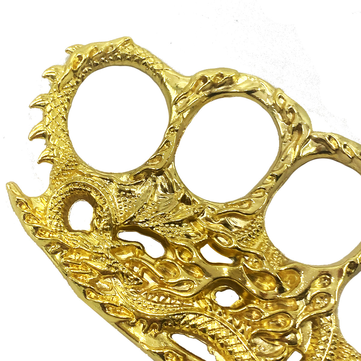 Gold Dragon Brass Knuckles