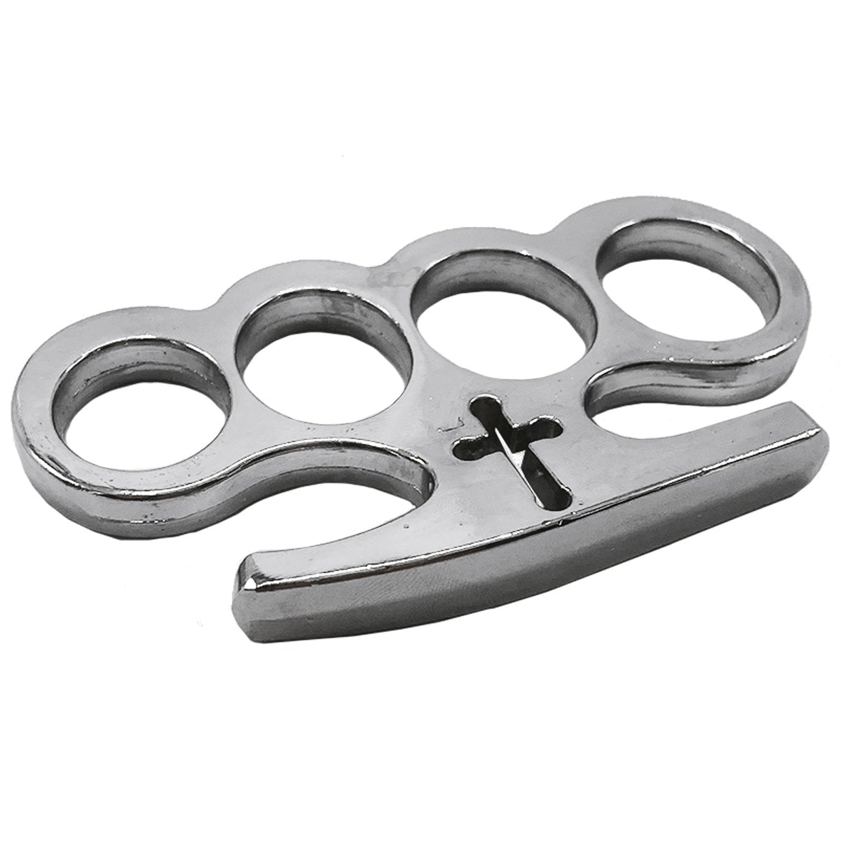 Chrome Cross Brass Knuckles for Sale | Buy Brass Knuckles Online.