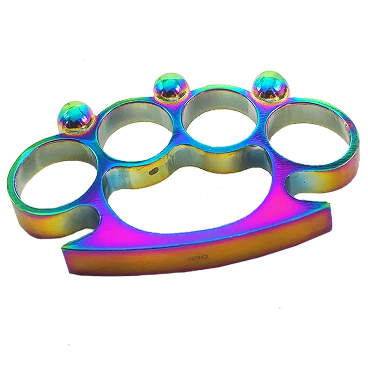 Skull Brass Knuckles for Sale - Rainbow Brass Knuckles  | Buy Now