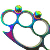 Skull Brass Knuckles for Sale - Rainbow Brass Knuckles  | Buy Now