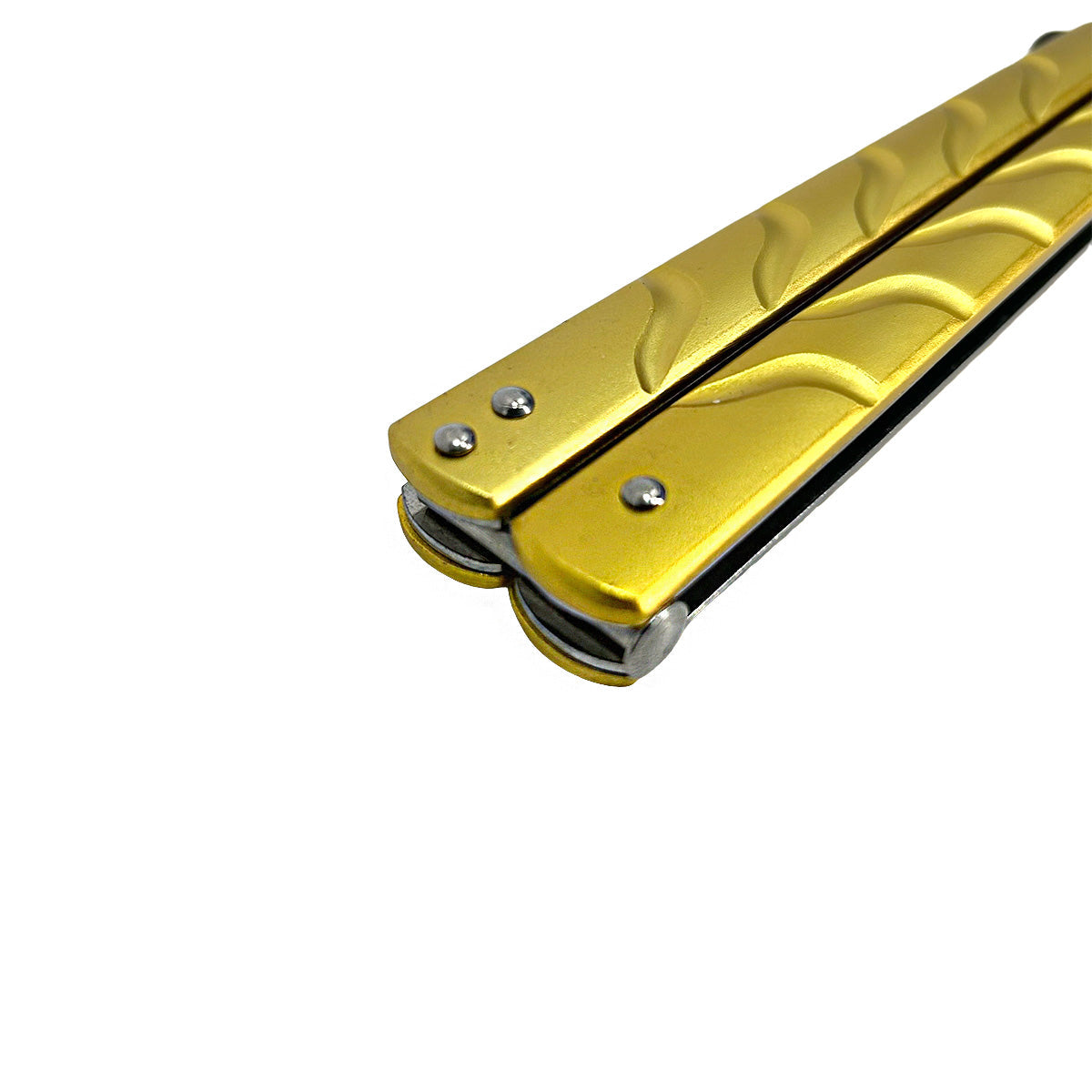 Balisong Knife - "Shadow Dancer" Gold Butterfly Knife 