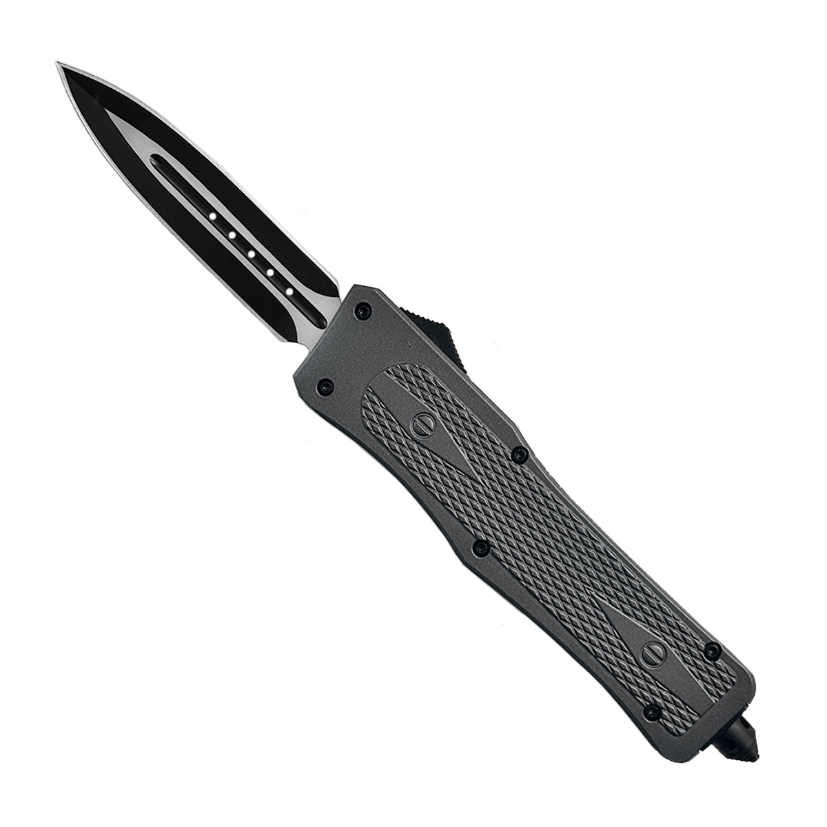 Best OTF Knife Under $100 - "Nightedge" Silver OTF Knife for Sale