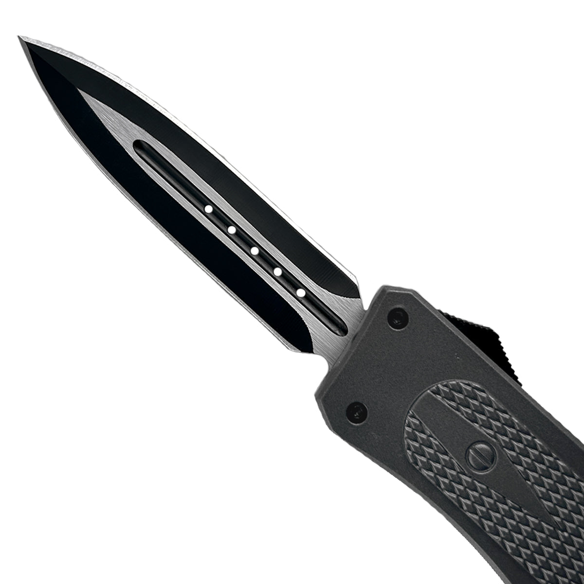 Best OTF Knife Under $100 - "Nightedge" Silver OTF Knife for Sale